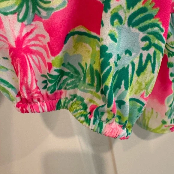 Lilly Pulitzer Ruffled Long Sleeve Blouse - Picture 6 of 6